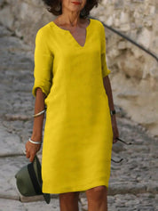 Womens Formal Dress - Elegant V-Neck Design for Special Occasions and Everyday Style 7
