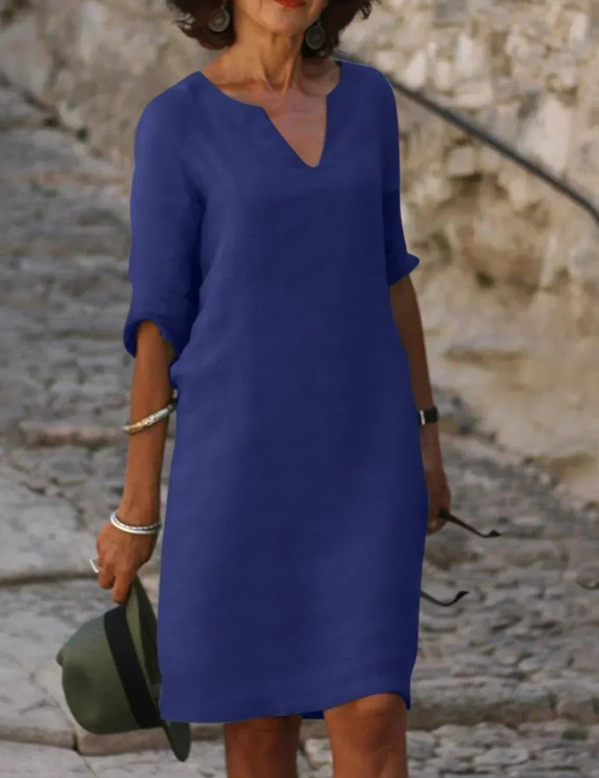 Womens Formal Dress - Elegant V-Neck Design for Special Occasions and Everyday Style 8