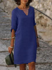 Womens Formal Dress - Elegant V-Neck Design for Special Occasions and Everyday Style 8