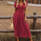 Womens Summer Dress - Elegant Long Boho V-Neck Dress for Casual and Formal Occasions 5
